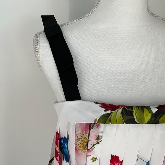 Ted Baker Melbii Berry Sundae Tie Strap Sleeveless Midi Sundress Ted 2 Small S - Picture 5 of 12